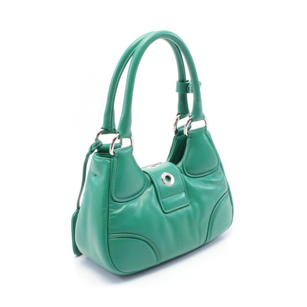 Prada MOON handbag leather green - Picture 2 of 4